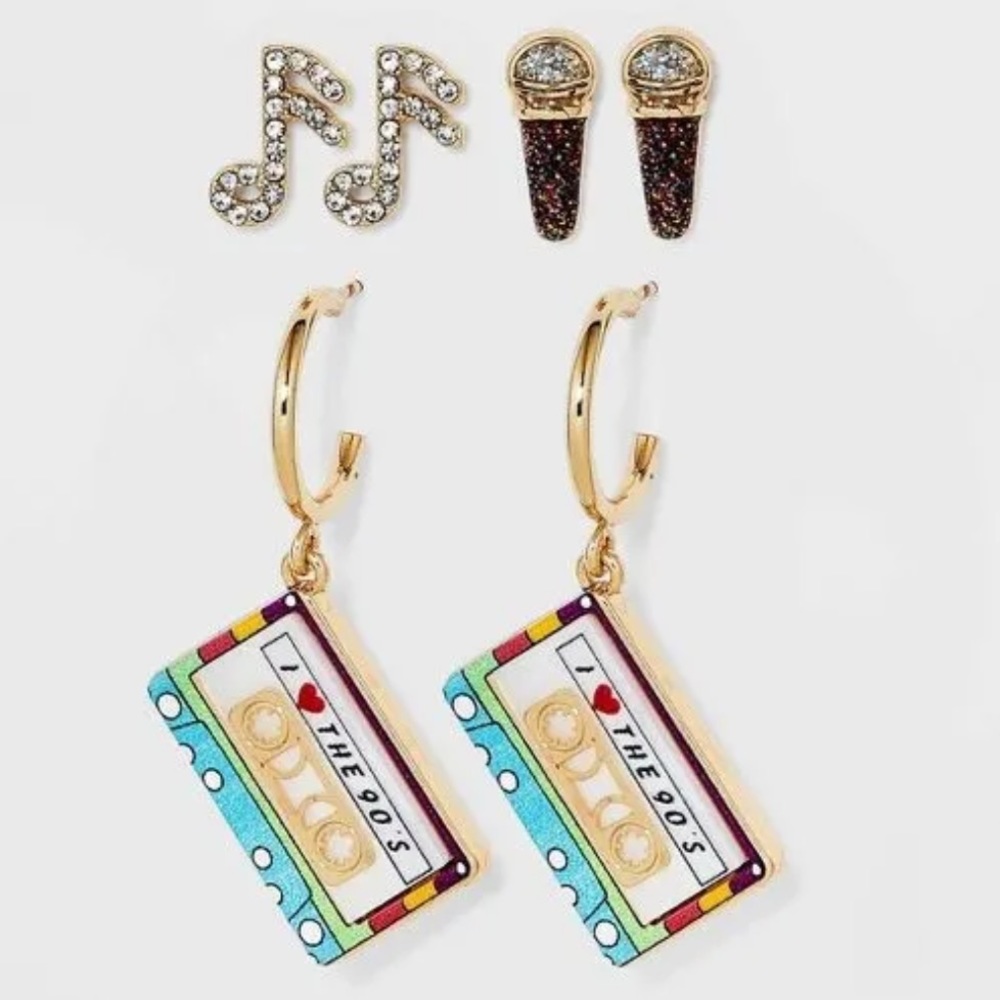 SUGARFIX by BaubleBar 'Straight to Tape' Statement Earring Set
